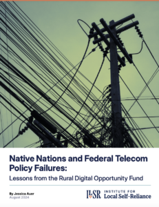 Native Nations and Federal Telecom Policy Failures: Lessons from the Rural Digital Opportunity Fund